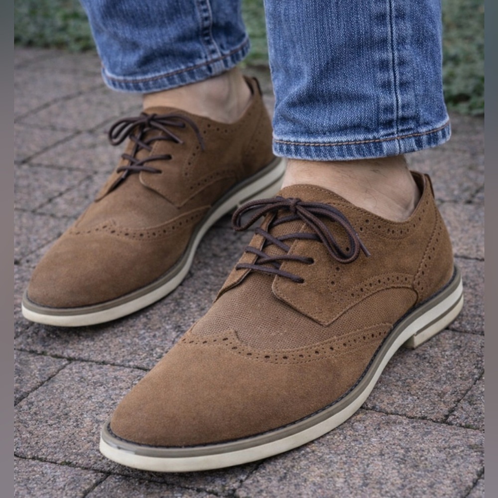 Steve Madden Oxford Casual Tan Shoe Slight Use US Size 12M